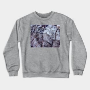 Geology Rocks - Blue Outcrop. Panther Beach, Highway 1, California Crewneck Sweatshirt